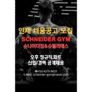 송파구 문정동 슈나이더짐 정규직,파트 남/여 트레이너 선생님 모집/ 경력,나이제한없음 이미지