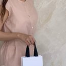 쉬즈미스 글로시 캡소매 벨티드 블라우스 후기 + 착샷