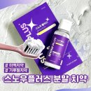 스노우플러스 톤업 분말치약 치과에서 개발한 치아미백 치약 내돈내산 후기