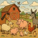 영국농장 | &lt;만화같은 그림 이야기&gt;18 환상속의 동물 지상 낙원 이야기 (조지 오웰의 &#39;동물 농장&#39; 독서 후기)