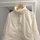 화이트블럭 | 유니클로 더로우맛 윈드블럭스탠드블루종 오프화이트 L 사이즈 3만원대 구매후기