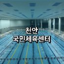 천안 국민체육센터 (목욕탕) 50m 8레일 오리발전용레일 원정 자유수영 후기