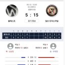 8/13 vs 블레스트 경기결과 이미지