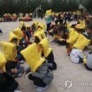경주 지진에 교장선생님이 사준 '노란모자' 쓰고 대피한 아이들 이미지
