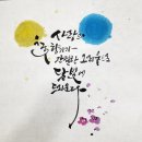 [2024년 3기] 수채캘리그라피(오전) | 수채캘리그라피 칫솔 면봉 다양한 도구 이용 (청주시 평생학습관 SNS 서포터즈)