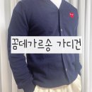 목동 현대백화점 꼼데가르송 남자 가디건 구입후기!