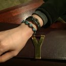 가죽 꽃팔찌 이미지