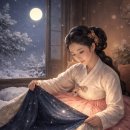 🌙「동짓달 긴긴 밤을」/황진이 이미지