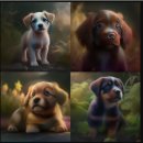 복슬 강아지 이미지