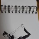 펜드로잉과 수채화 이미지