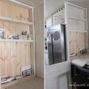 냉장고 가벽 & 김치냉장고 가리개 원목 패널로 재리폼하기^^ 이미지