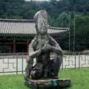 평창 월정사 석조보살좌상 이미지