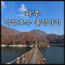 공영주차장옆길 | 파주 마장호수 출렁다리 단풍 주차장 포토존 나들이