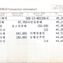 2024년 6,7,8,9월 공금기부금통장(508-13-482108-6) 정산 내역 이미지