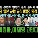 여당의원들,' 이잼 고맙다.'윤. 욱일기 공식깃발인정? 김한규도 뺑뺑이 피해당했다.전병헌, 희생 치르더라도 윤 지지? 이미지