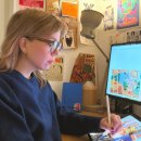 신장_어린이5호(새나라) | 95년생 일러스트레이터 헤일리 티프먼의 <일상을 그리다 평범한 하루의 온도> 전시