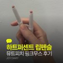 무스 | 하트퍼센트 립펜슬 뮤트피치 핑크무스 후기