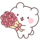 플라워와 기초캘리 이미지