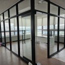 고잔동 사무실 불투명 안개시트 시공 / 인천 종합비즈니스센터 유리 썬팅