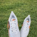 5448 | [Nike 국내매장판] 나이키 코트 버로우 로우 2 화이트 주황 주니어 운동화 BQ5448-114