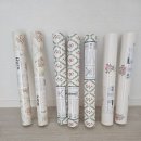 세븐일레븐대전둔산3호점 | 대전도배 시공후기｜둔산더샵엘리프 수입벽지 포인트 시공 + 실크 무지 벽지 마감 사례