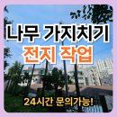 씨유 사천덕진아파트점 | 여주 이천 나무 가지치기 전지 작업 업체 벌목 비용 가격 문의