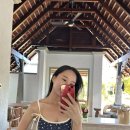 보헤미안 블루 | 보헤미안블루 캐미 크림로즈 바인딩 리본 원피스수영복: W컨셉 수영복 내돈내산 추천