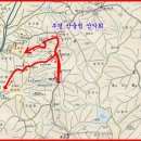 12월정기산행 송년회,천안,태조산 등산코스개념도 이미지