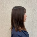 후기 좋은 긴단발레이어드 / 레드브라운염색!