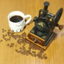 커피 마시는 코끼리 이미지