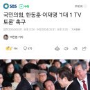 국민의힘, 한동훈·이재명 '1대 1 TV 토론' 촉구 이미지