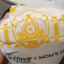 맘스터치 하단점 | 블루 아카이브 x 맘스터치 하이랜더 철도학원 콜라보 맛의 종점 세트 후기