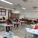 수채 캘리그라피 교육 이미지