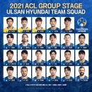 2021ACL 조별예선 참가하는 울산현대 선수들 이미지