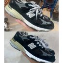 뉴세탁 | (수원 신발 세탁) 뉴발란스 993 스웨이드 오염 얼룩 클리닝 후기