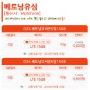 데이터 속도 빠른 베트남 다낭 유심 이심 eSIM 추천 후기 비나폰 모비폰 비엣텔