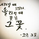 고은;꽃 이미지
