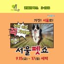 서울 펫쇼(9.15.~9.17. 학여울역) 이미지