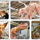 공룡 조형물 이미지