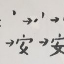 편안할안 이미지