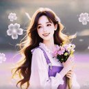 꽃을 든 해맑은 여인 (첸 - 사랑했지만) 이미지