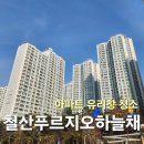 광명 철산 푸르지오 하늘채 아파트 유리창 청소 후기