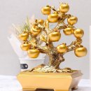 실용 풍수지리 | 풍수 인테리어 황금 사과나무 장식품 돈들어오는 오브제 장식소품 집들이 개업 선물 이용후기