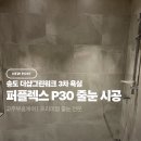 씨유 송도그린워크점 | [퍼플렉스 P30] 송도 더샵그린워크3차 욕실 줄눈 제거 후 줄눈 시공