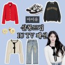 살롱드립 아이유 옷 가디건 니트 청바지 귀걸이 정보(+유튜브 맨투맨)