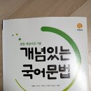 개념 쏙쏙 국어문법 | 지학사 &lt;개념있는 국어문법&gt; 후기 4