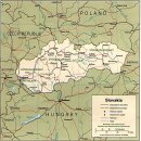 슬로바키아 지도 이미지