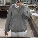 휴먼세탁 | 휴먼메이드 CLASSIC ZIP-UP SWEAT HOODIE 그레이 M 사이즈