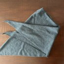 멜란지(melange) | 모노하 캐시미어 트라이앵글 스카프 멜란지 그레이 후기 리뷰✨ Cashmere triangle scarf melange gray