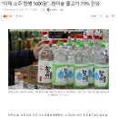 “이제 소주 한병 5000원”…참이슬 출고가 7.9% 인상 이미지